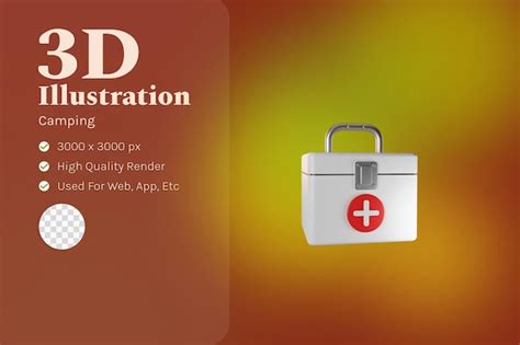 Premium Psd First Aid Illustration 3d