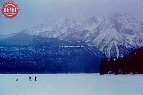 Winter Skiing Redfish Lake - Sun Valley Idaho Photography Sales, Sun ...