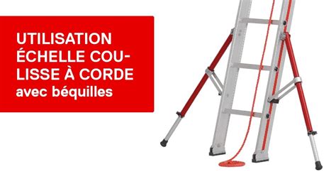 Fr Utilisation Dune Chelle Coulisse Corde Avec B Quilles