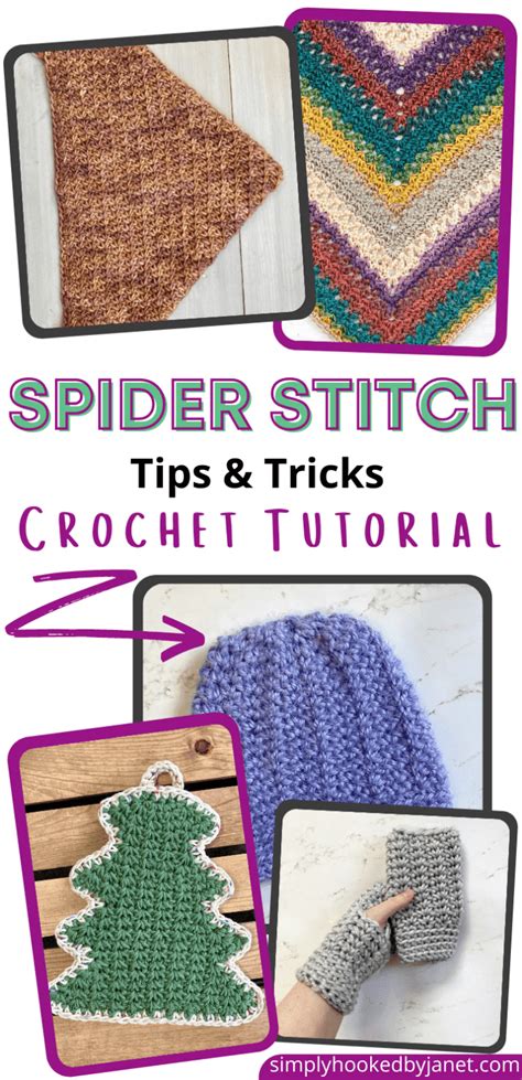 Tips To Use When Crocheting The Spider Stitch Stitch Tutorial