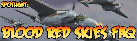 Spotlight: The Blood Red Skies FAQ | Warlord Games