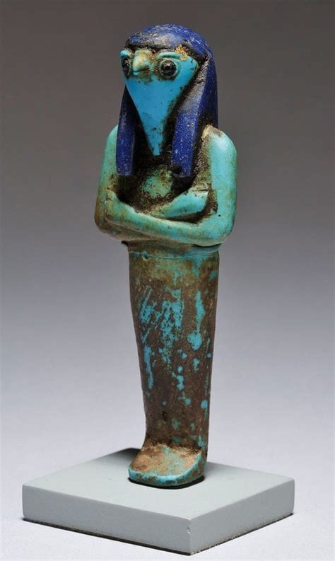 Funerary Figure Of Qebehsenuef Bc Third Intermediate Period