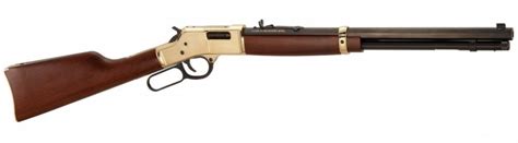 Henry Original Brass 45lc Lever Action Rifle H011c The Gun Store Eu