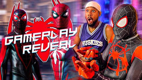 Spider Man 2 Official Gameplay Reveal Trailer Reaction Youtube