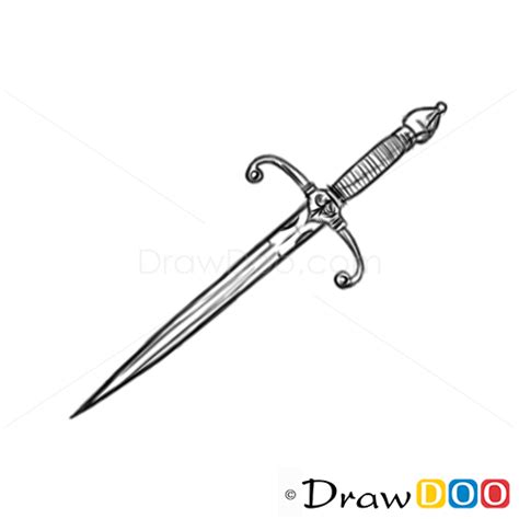 How To Draw Dagger Cold Arms How To Draw Drawing Ideas Draw