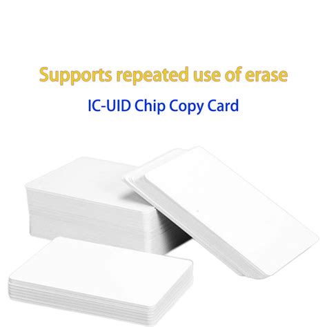 5 10pcs Rfid Smart Nfc Chip Uid White Card Ic 0 Sector Changeable Label