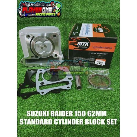 Spot Mtk Suzuki Raider Mm Standard Cylinder Block Set Lazada Ph