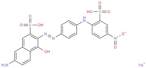 6 [[ 3 6 Dichloropyridazin 4 Yl Carbonyl]amino] 4 Hydroxy 3 [ 4 Sulphophenyl Azo]naphthalene 2