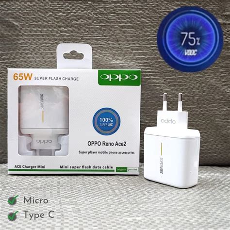 Jual Tc Charger Casan Oppo Ori Reno Ace 2 65w Super Flash Charging