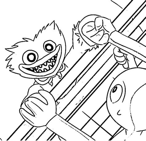 Coloriage Poppy Playtime Huggy Wuggy - télécharger et imprimer gratuit ...