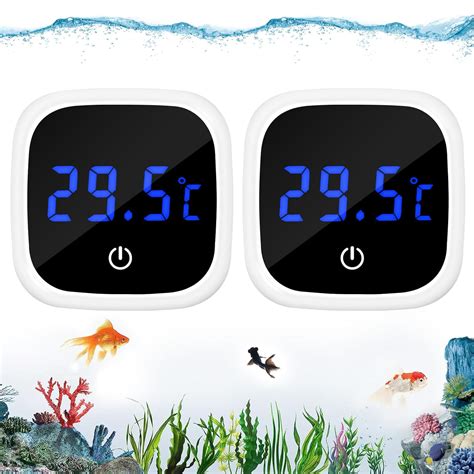 Eeekit Pcs Digital Aquarium Thermometer Led Display Fish Tank