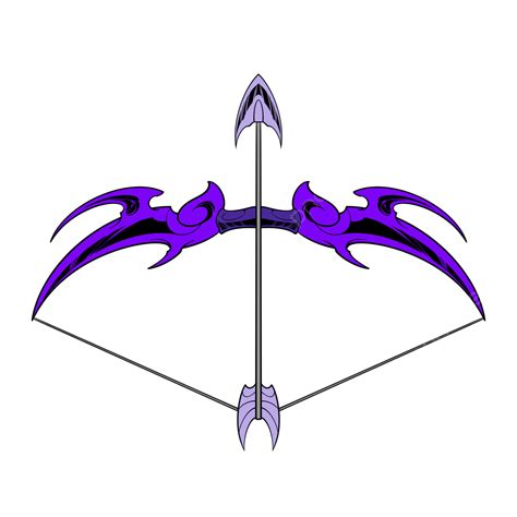 Purple Bow White Transparent Purple Bow And Arrow Bow And Arrow Png