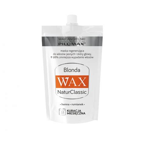 Maska regenerująca BLONDA do włosów jasnych WAX NaturClassic 50 ml