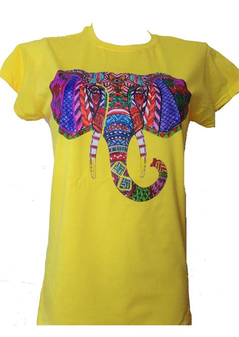 Womens Elephant T Shirt Etsy