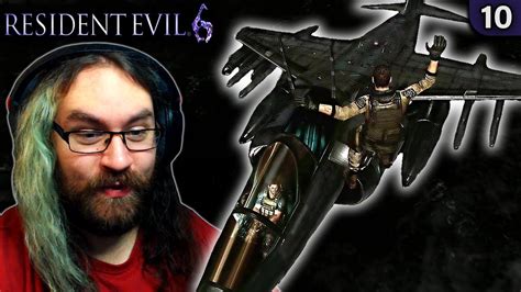 Taking To The Skies In A Harrier Let S Play Resident Evil 6 Ep 10