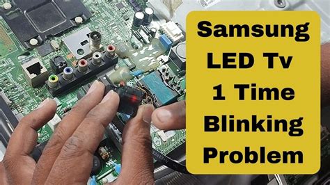 Led Samsung Model UA32T4450AKLXL One Time Blinking Problem Led Tv