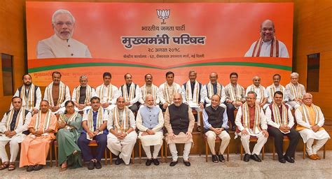 Bjp Chief Ministers Council Meeting Begins In New Delhi News18