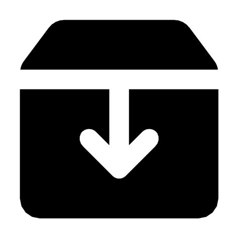 Archive Solid Vector Svg Icon Svg Repo