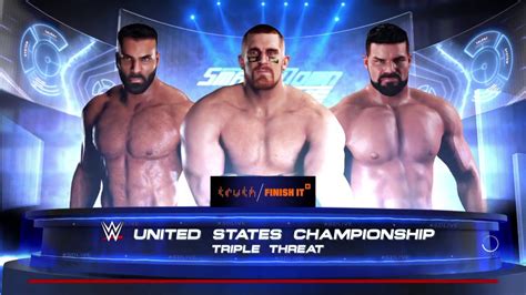 Wwe 2k18 Bobby Roode Vs Jinder Mahal Vs Mojo Rawley Triple Threat