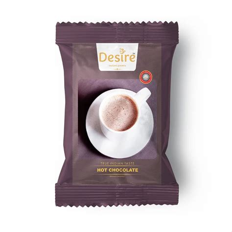 Desire Instant Hot Chocolate Premix Packaging Size 1 Kg Packaging