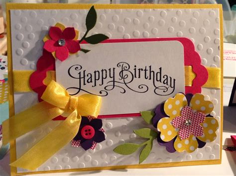The Crafty Yogi Springy Birthday Cards