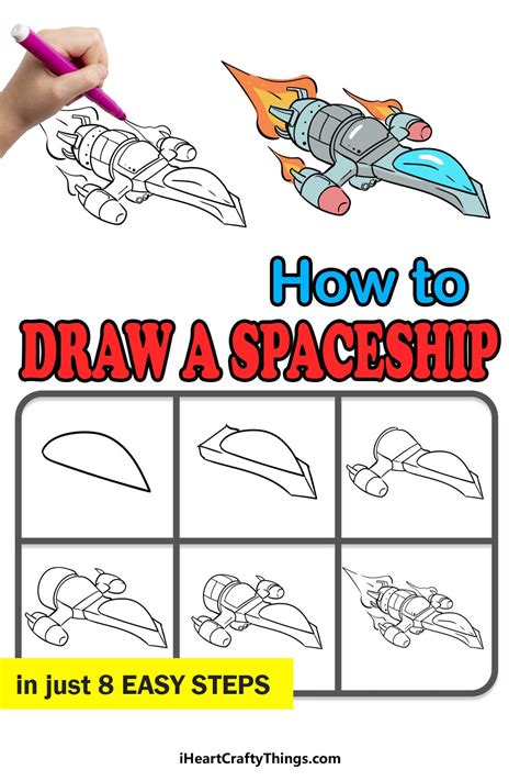 How To Draw A Spaceship A Step By Step Guide Artofit