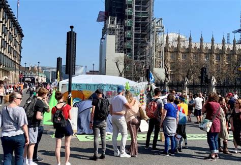 Emergencia climática Protesta de Extinction Rebellion en Londres