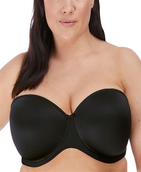 Elomi Womens Plus Size Smooth Underwire Molded Strapless Bra El4300