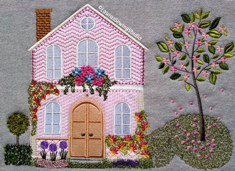 32 Best Cottages Machine Embroidery Images Machine Embroidery Sewing