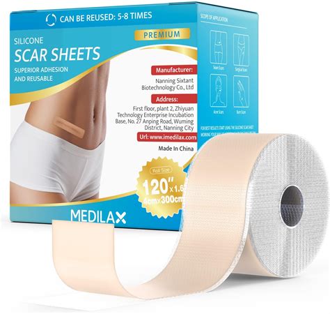 Amazon Medilax Silicone Scar Sheets X Roll M