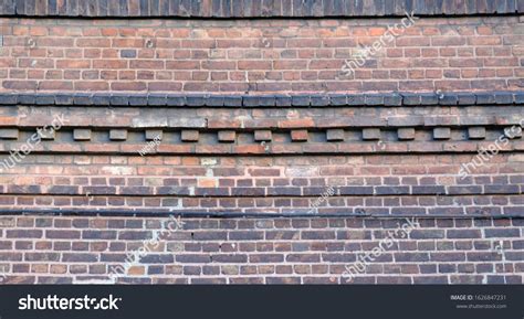 Old Red Brick Facade Building Details Stock Photo 1626847231 | Shutterstock