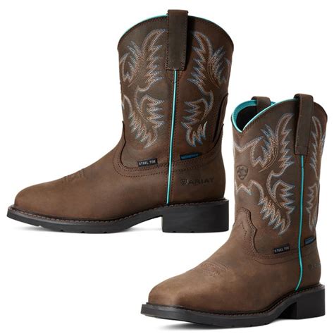 Ariat Krista Waterproof Steel Toe Work Boot