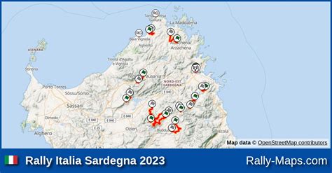 Mapy Zaplanuj Rally Italia Sardegna 2023 WRC RajdTrasa Pl