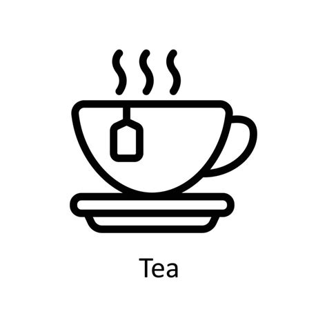 Tea Vector outline Icons. Simple stock illustration stock 21500534 ...