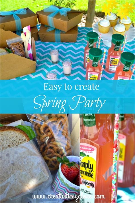 Easy To Create Spring Party Creativities Galore