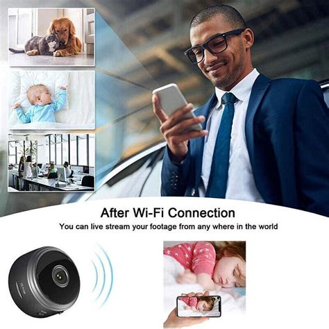 Mini Wireless Hidden Spy Camera Wifi IP Home Security 1080P HD Night