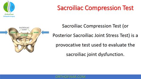 Sacroiliac Compression Test Orthofixar 2025