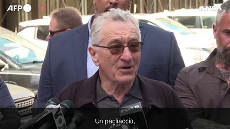 De Niro Fuori Dal Tribunale Se Trump Rivince E Finita Video