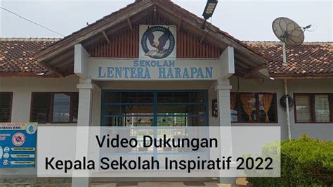 Dukungan Sebagai Kepala Sekolah Inspiratif 2022 Stefanis Anggelia A S