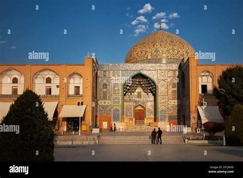 Frontal Exterior View Of The Lotfollah Mosque In Naqsh E Jahan Square