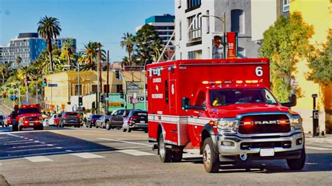 Lafd Rescue 6 And Fast Response 9 Transporting Youtube