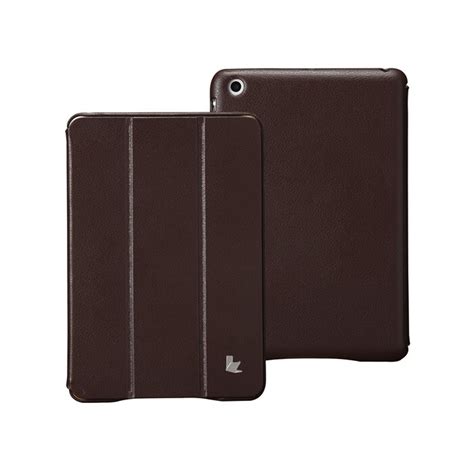 Classic Premium Leatherette Smart Cover Case Ipad Mini Black