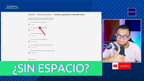 Sin Espacio En Disco Local C Donde Se Guarda El Contenido Nuevo En