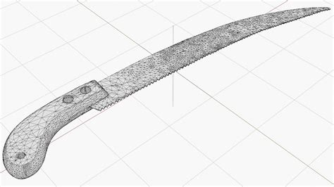 3d Old Hand Saw Turbosquid 2129751