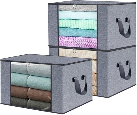 Homyfort Sac De Rangement Lot De Closet Organizer Sac Souple Sac