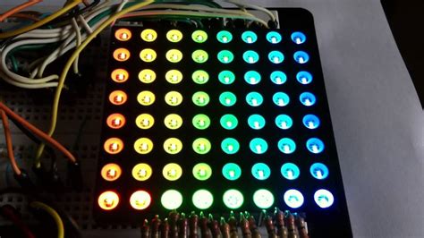 Arduino rgb led matrix tutorial - universitynibht