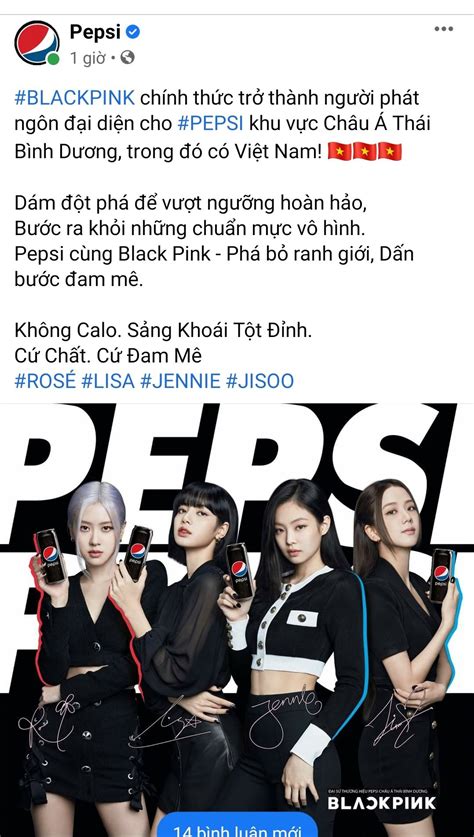 Chia S H N V H Nh Pepsi Blackpink M I Nh T Cdgdbentre Edu Vn