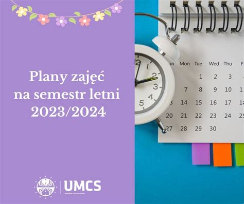 Plany zajęć semestr letni 2023 2024 Luty 2024 Aktualności