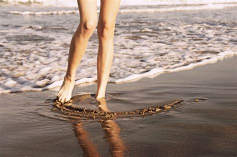 Wallpaper Blue Beach Wet Water Girl Project Skinny Sand Waves Peace Legs Olivia