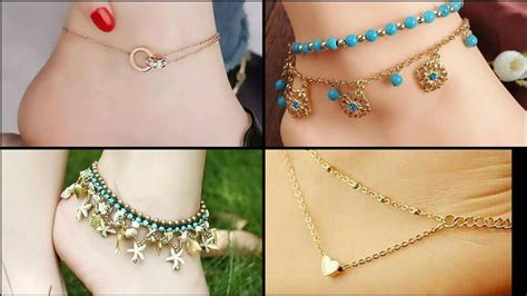 Stylish Anklets Designs💗 Youtube